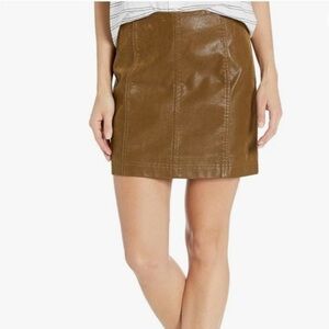 Free People Olive Green Skirt